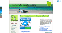 Desktop Screenshot of createmyhomeschool.com